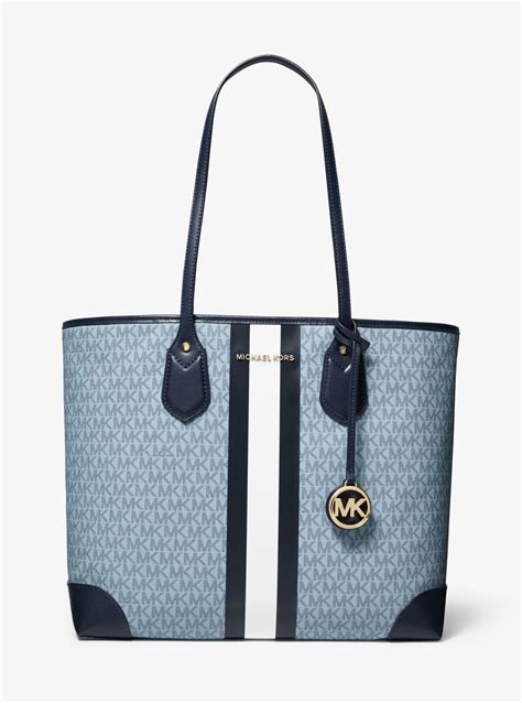 blue ombre michael kors bag|Eva Large Ombré Signature Logo Tote Bag .